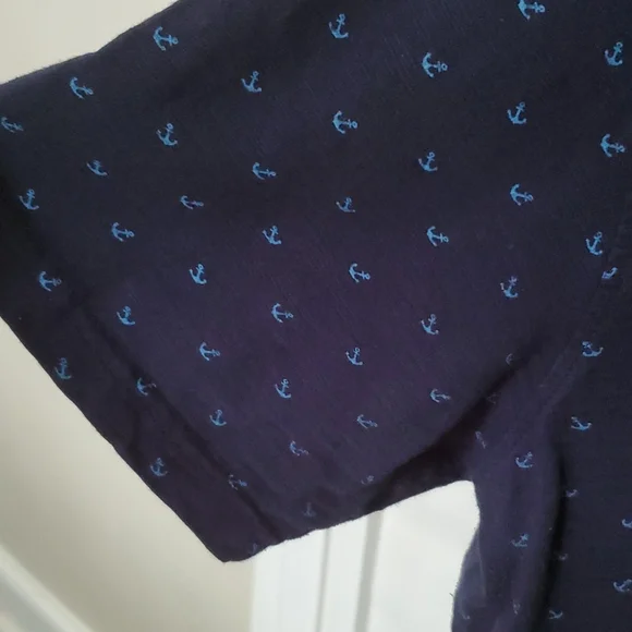 Denim & Flower polo with anchors - Picture 2 of 8